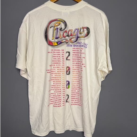 Vintage Chicago All Access 2002 35th Anniversary Concert Shirt Size: X-Large - Picture 4 of 4